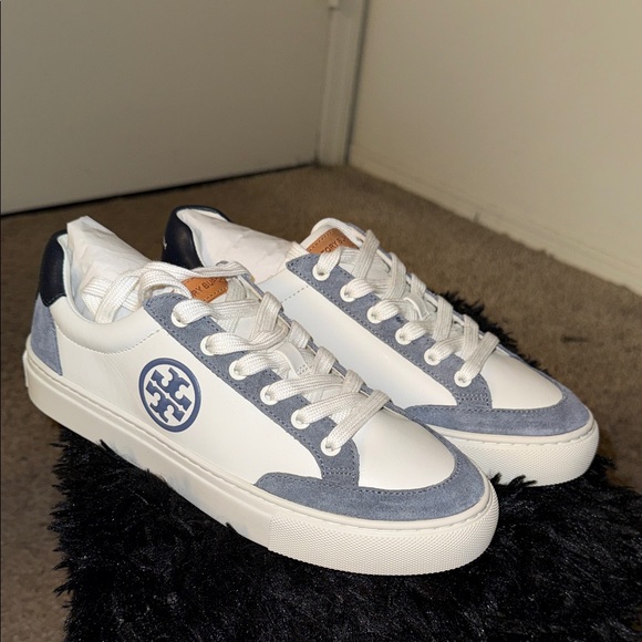 Tory Burch Women’s Perfect Navy/ Calcite/ Snow White Color Block Sneaker